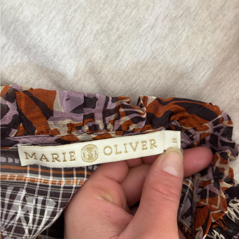 Women's Multicolor Patterned Top - Picture 9 of 9